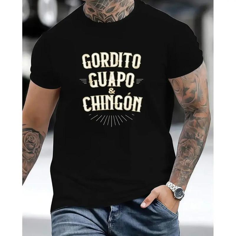 Summer t Shirts Chubby, Handsome and Awesome - Funny Mexican T-Shirt