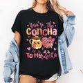 You Are The Concha To My Cafecito Funny Mexican Valentines T-Shirt