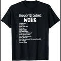 Funny Sarcastic Tee Hate Work T-Shirt Casual Shortsleeve
