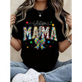 Autism Mama T Shirt With Colorful Puzzle Piece And Leopard Print Design For Motherhood And Awareness Events