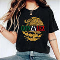 Mexican Eagle Pride Gonzalez Print T-Shirt - National Symbol Graphic Tees - Latino Heritage Gift - Cotton Soft Fabric - Cultural Celebration Apparel casual outfits